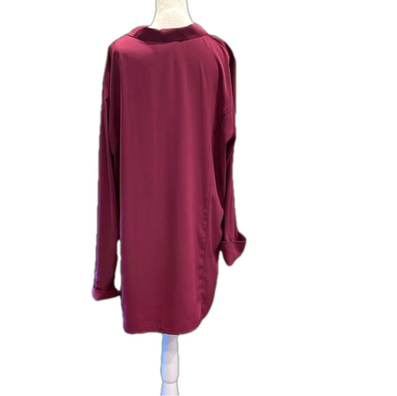 Tilley Endurables XL silk(microfibre)  maroon travel top/skirt set vintage set - Picture 3 of 8